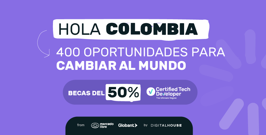 Becas Colombia para estudiar Certified Tech Developer