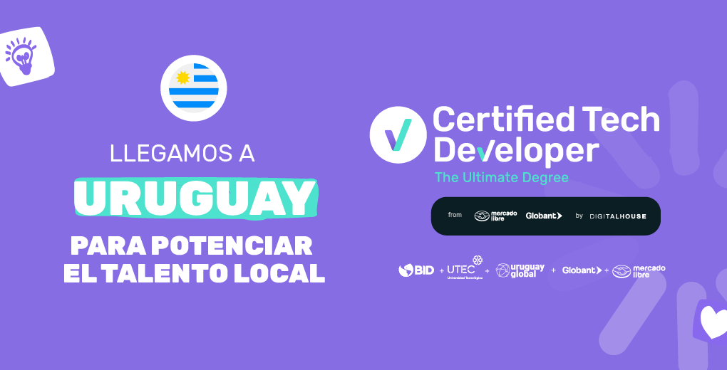 Certified Tech Developer desembarca en Uruguay de la mano de UTEC y el BID.